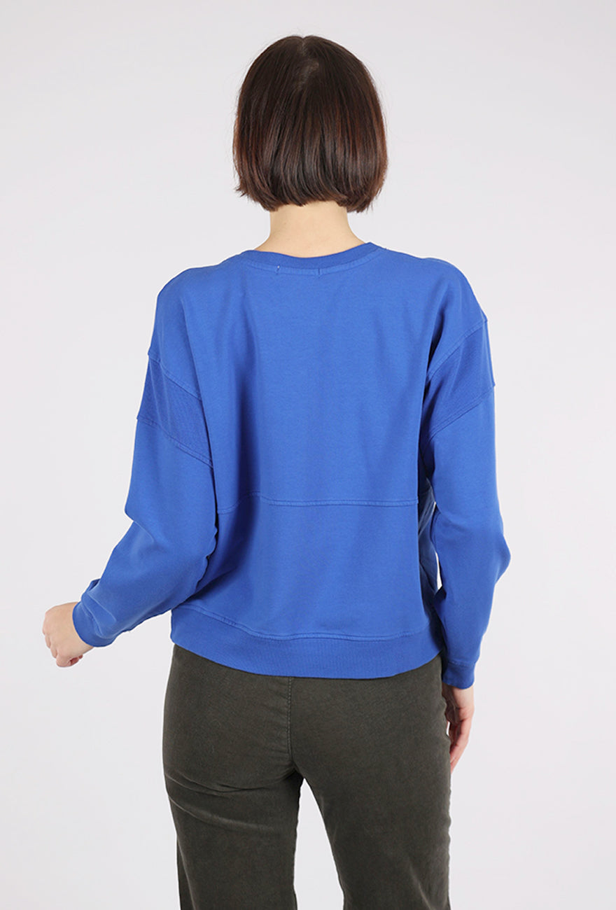 Mododoc Boxy Oversized Sweatshirt, Cobalt 