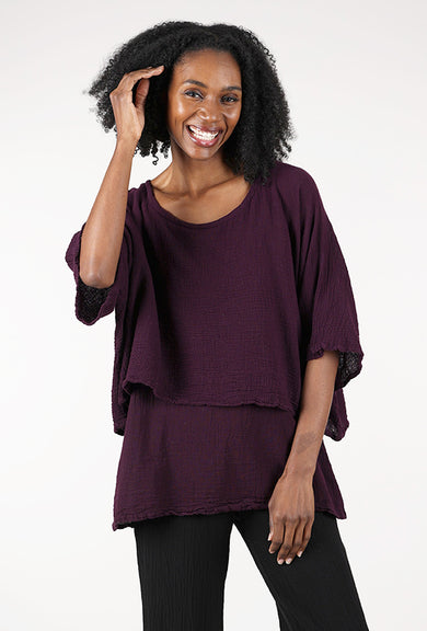 Oh My Gauze Twins Top, Amethyst 