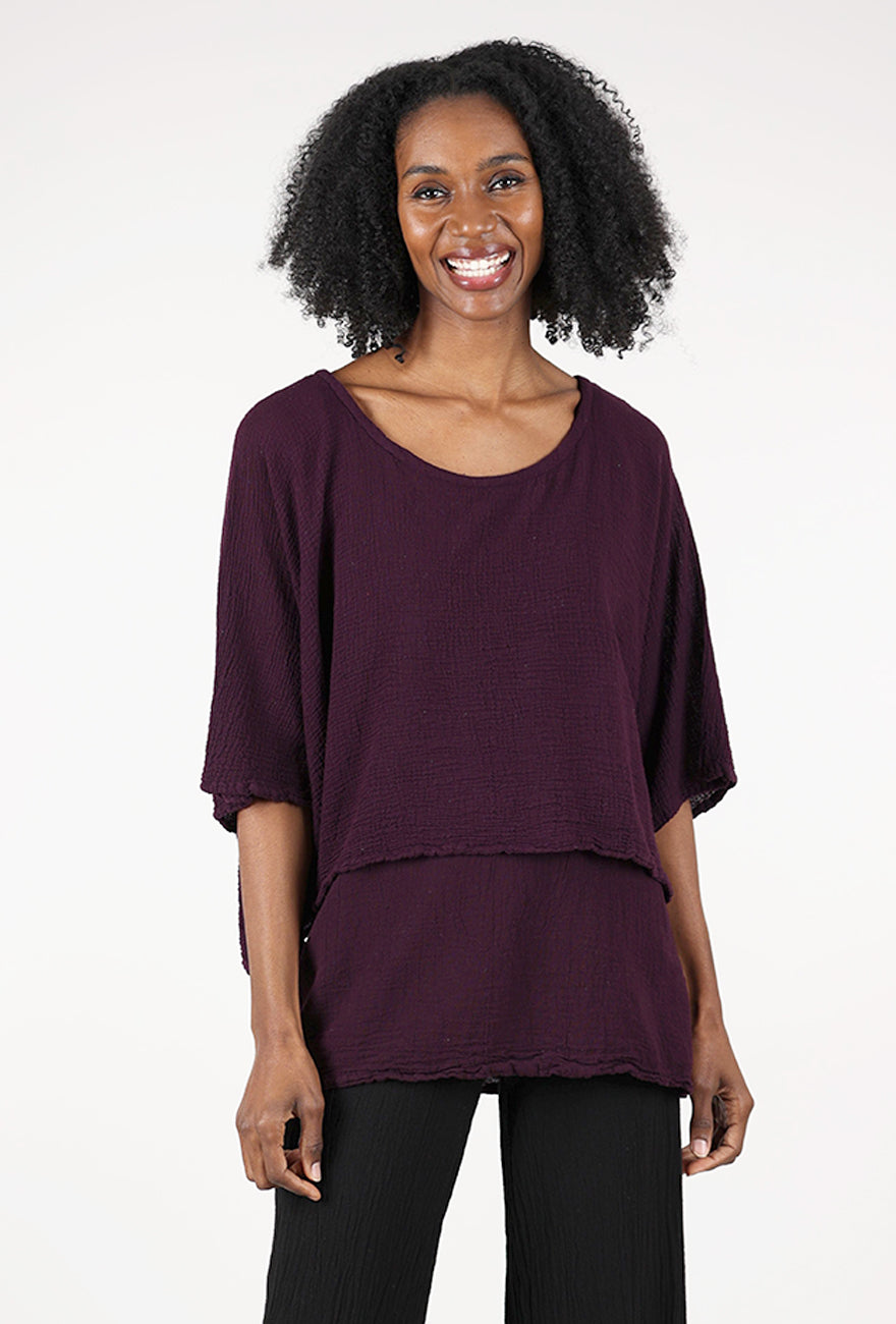 Oh My Gauze Twins Top, Amethyst 