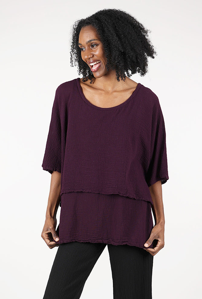 Oh My Gauze Twins Top, Amethyst 