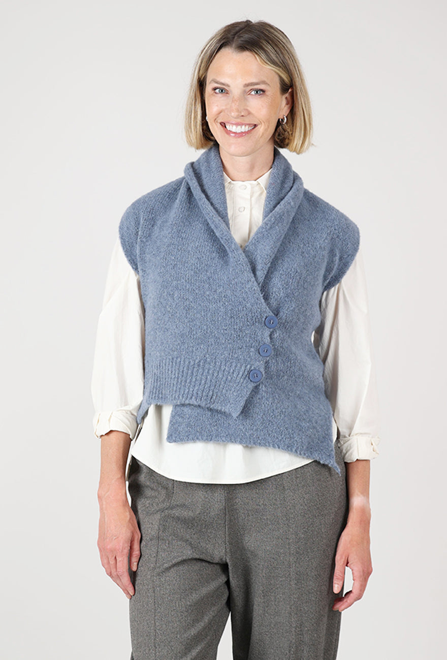 Lotus Eaters Willa Vest, Heavenly Sky 