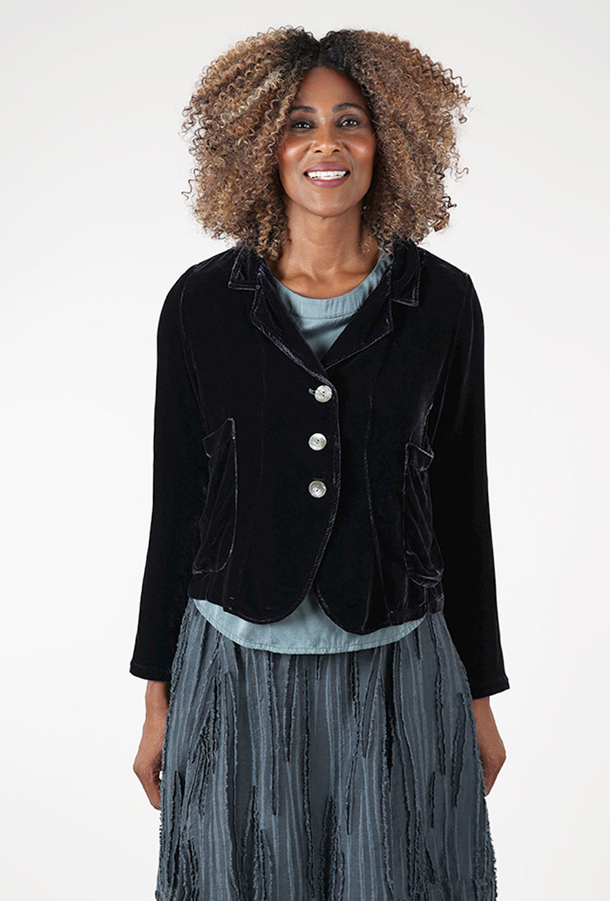 Grizas Velvet Janis Jacket, Steel 