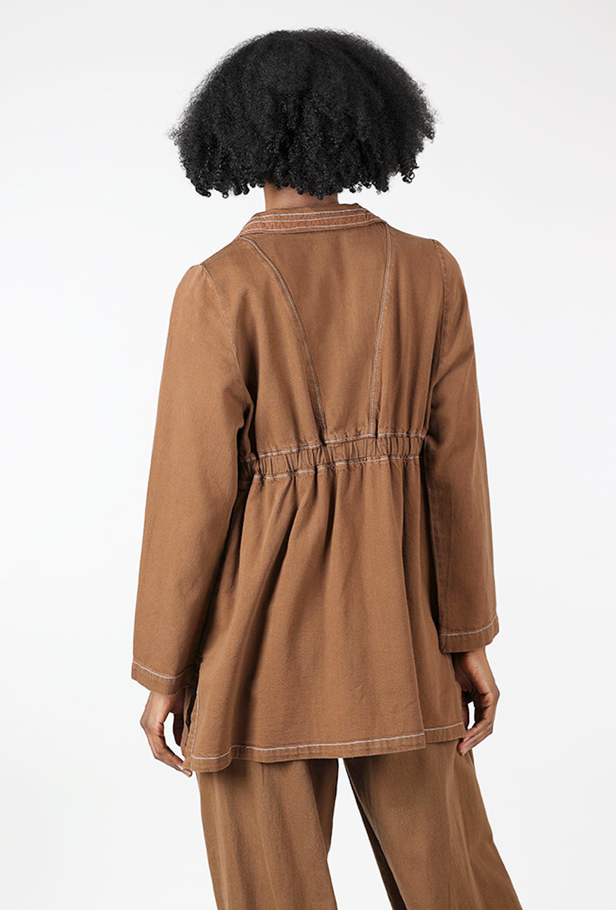 Study Denim Jacket, Saddle Angle 3