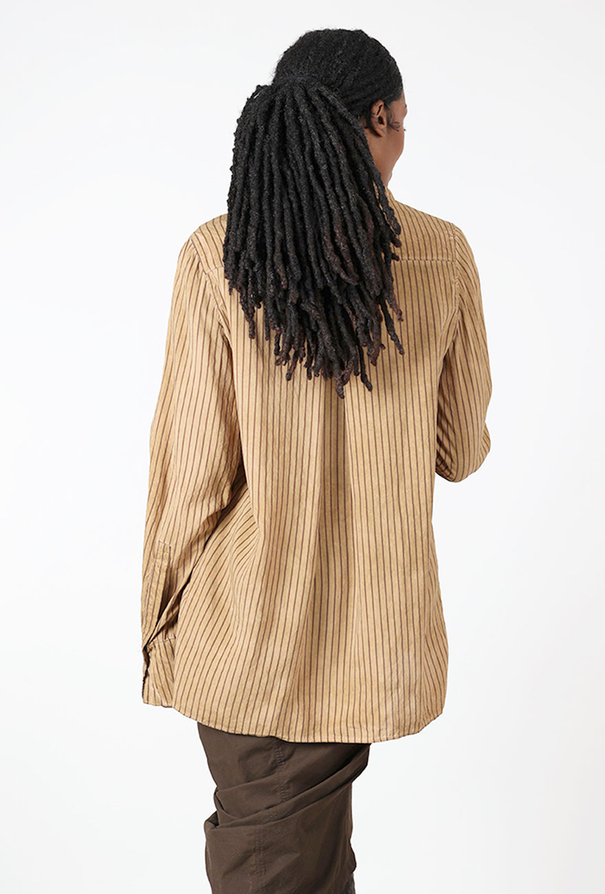 Rundholz Button Panel Blouse, Dakar Cloud 