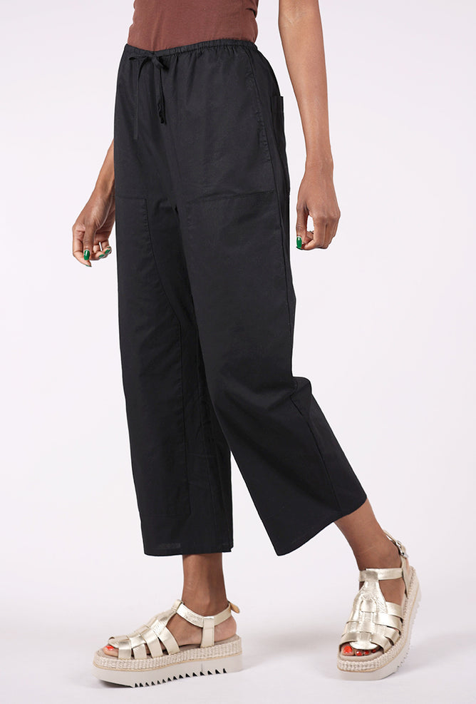 Pistola Theo Drawstring Pant, Black 