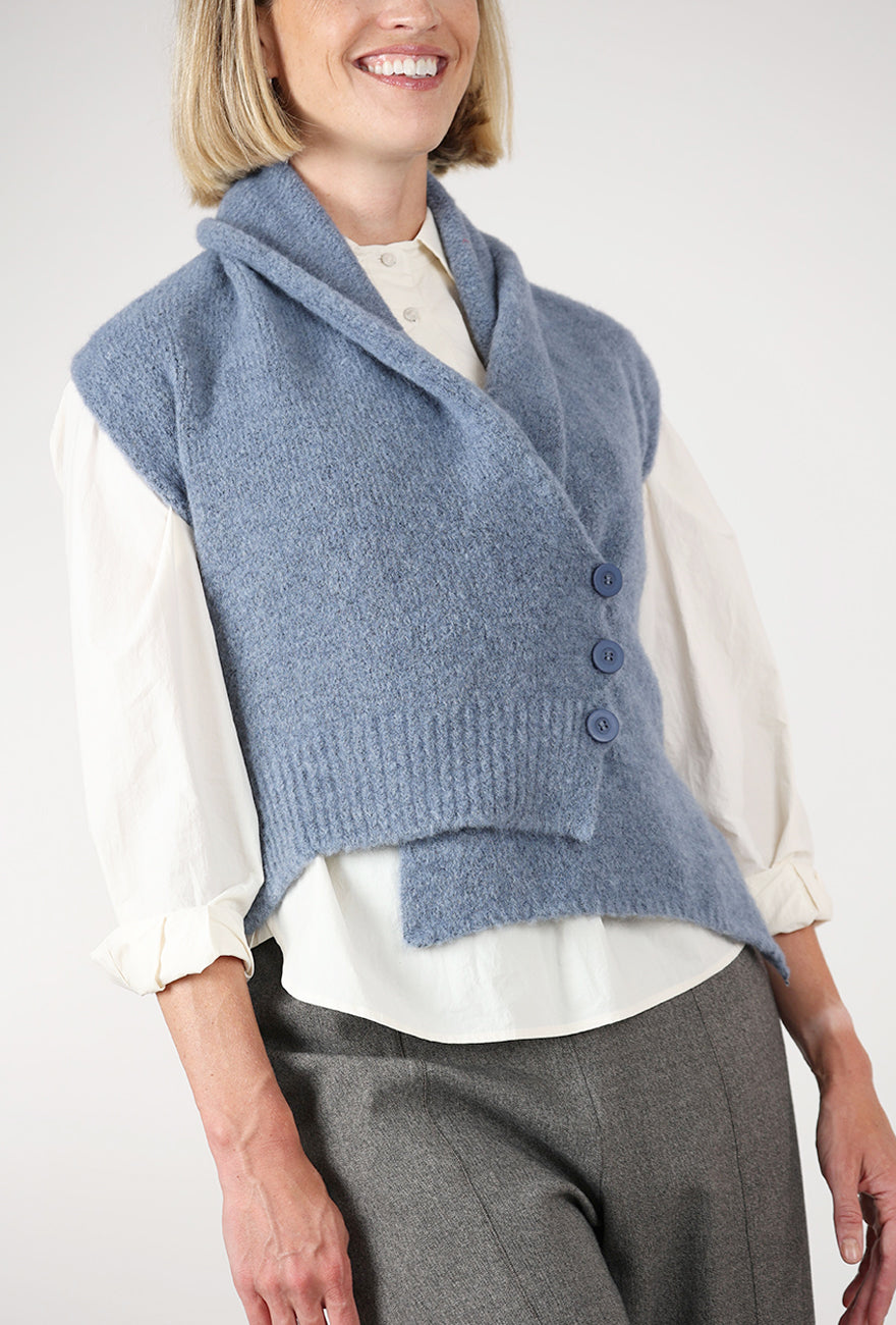 Lotus Eaters Willa Vest, Heavenly Sky 