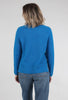 Estheme Cashmere Cashmere-Silk Pullover, Sapphire 