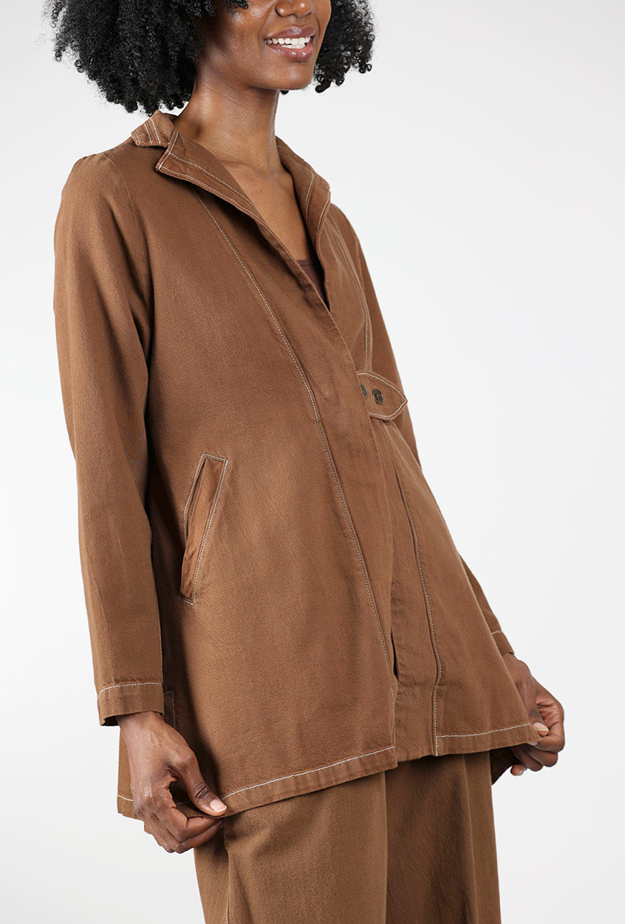 Study Denim Jacket, Saddle Angle 4