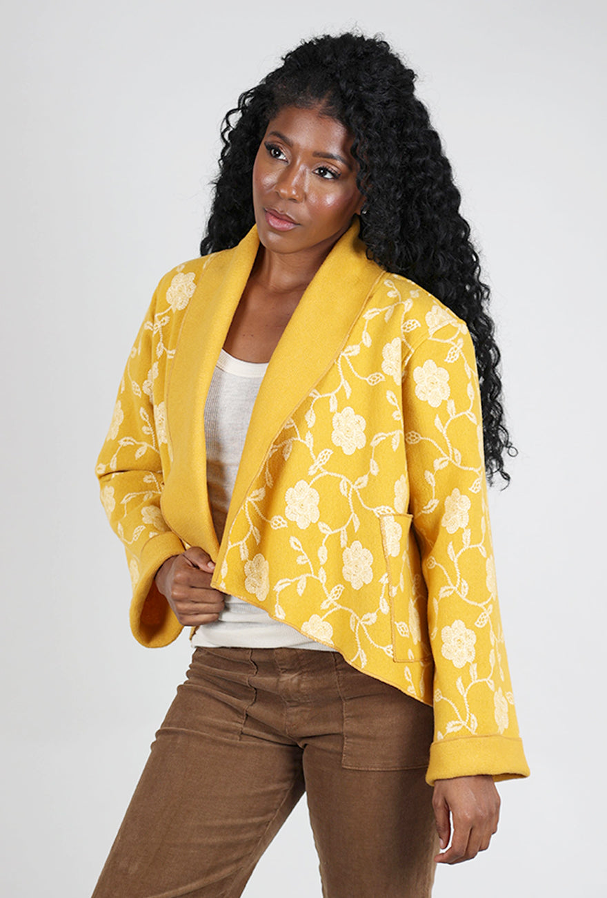 Christopher Calvin Hannah Crop Jacket, Gold 