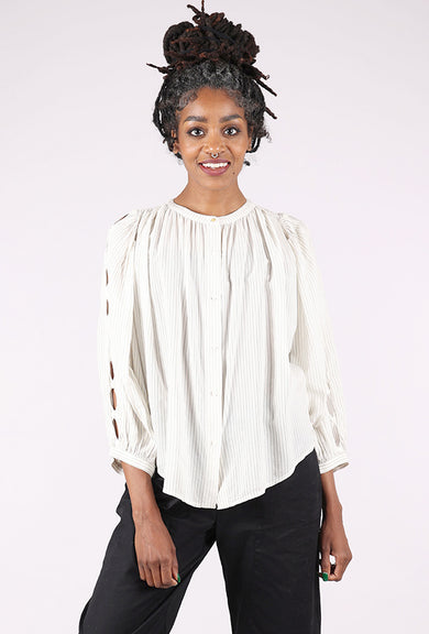 Sessun Lucy Openworks Blouse, White 