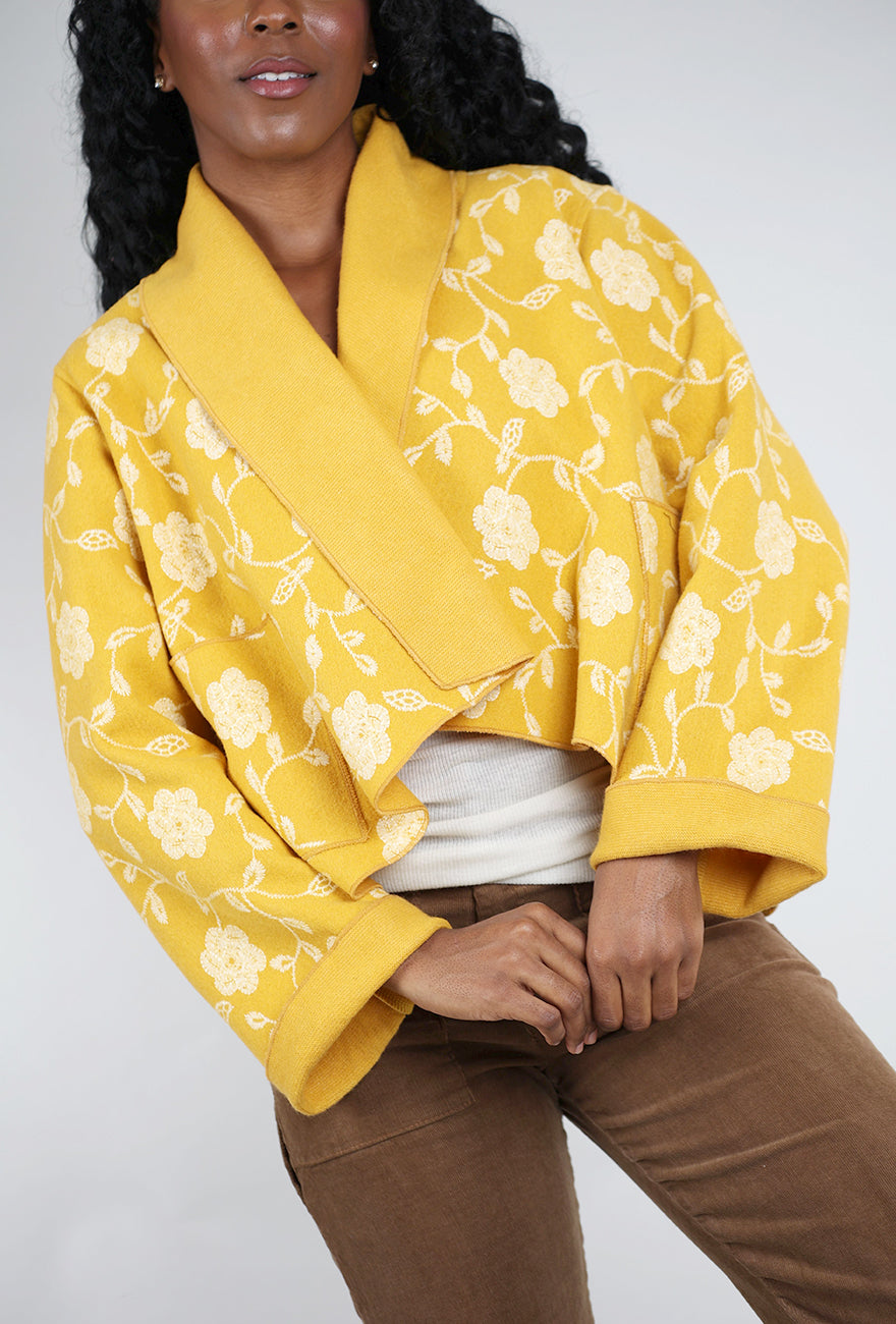 Christopher Calvin Hannah Crop Jacket, Gold 