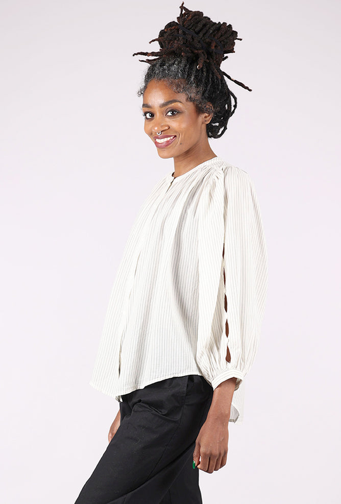 Sessun Lucy Openworks Blouse, White 