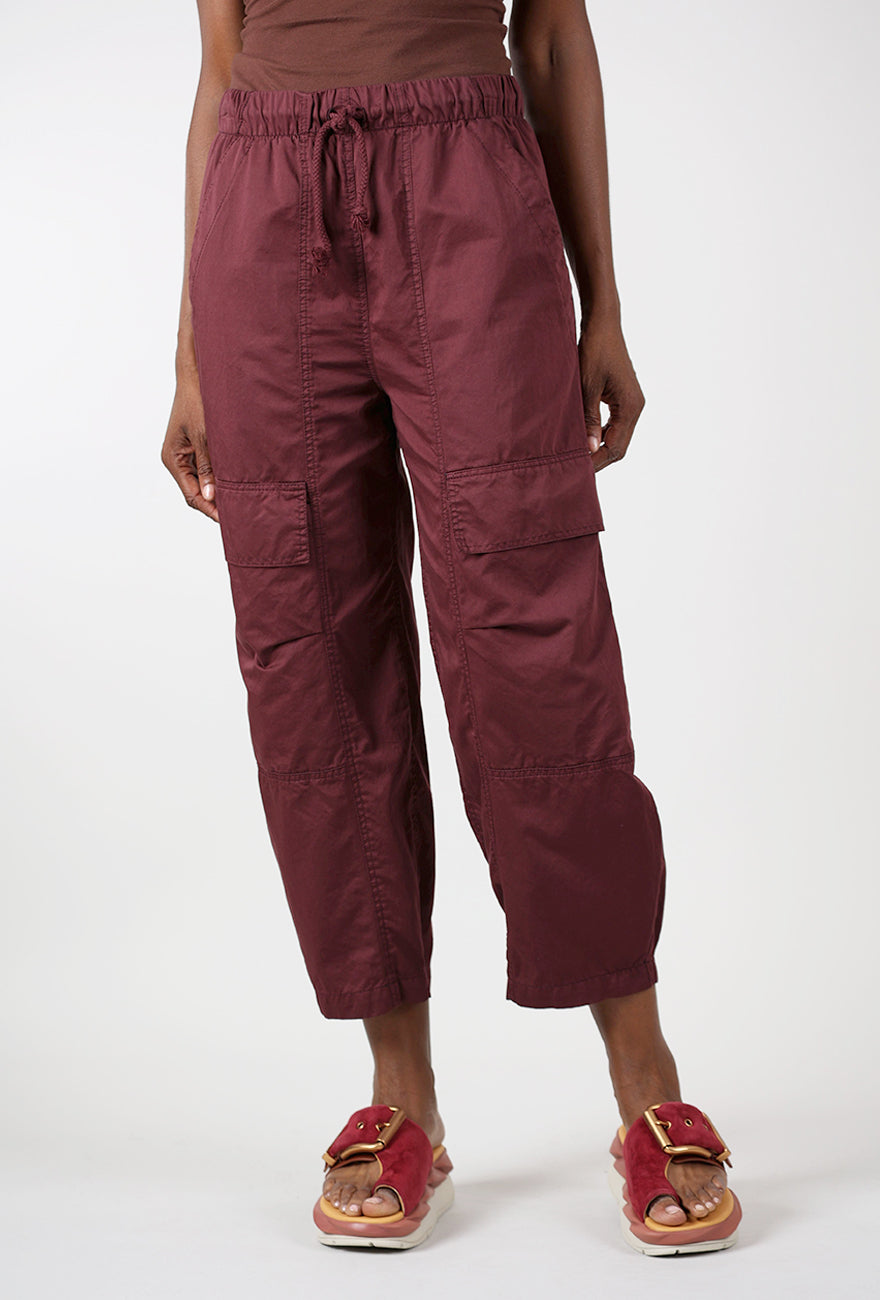 Quadrant Pant, Burgundy Angle 3