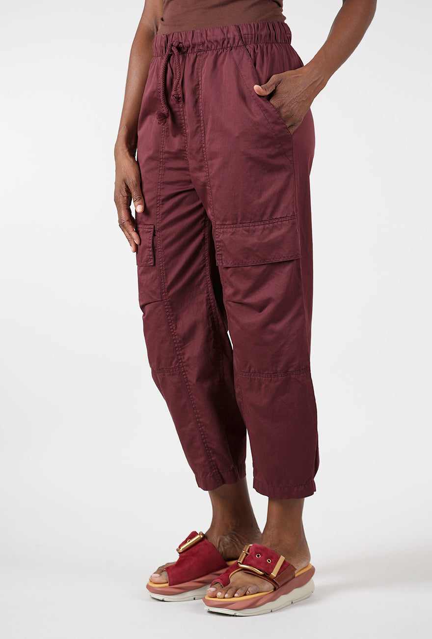Quadrant Pant, Burgundy Angle 2