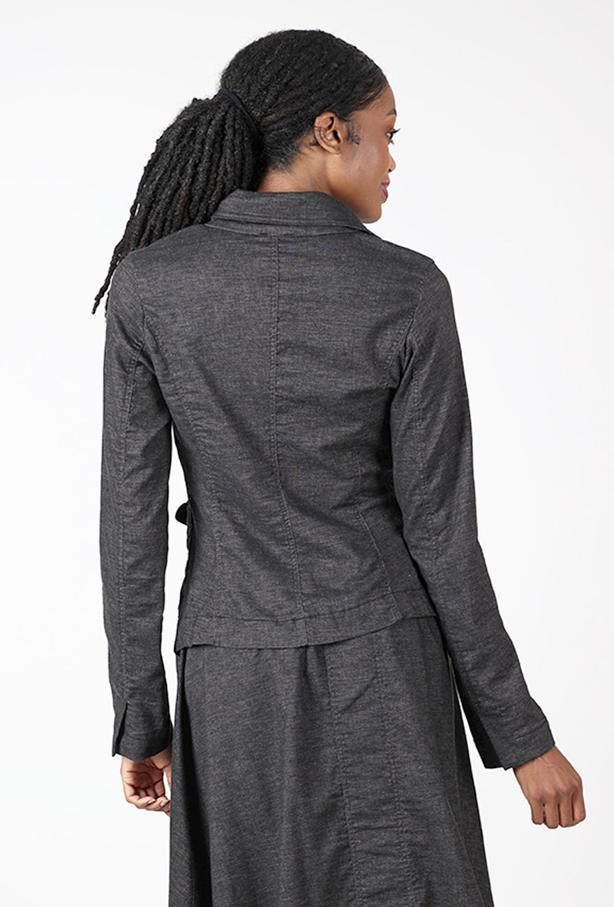 Rundholz Cross Dye Cotton Wool Jacket, Bronze Stripe 