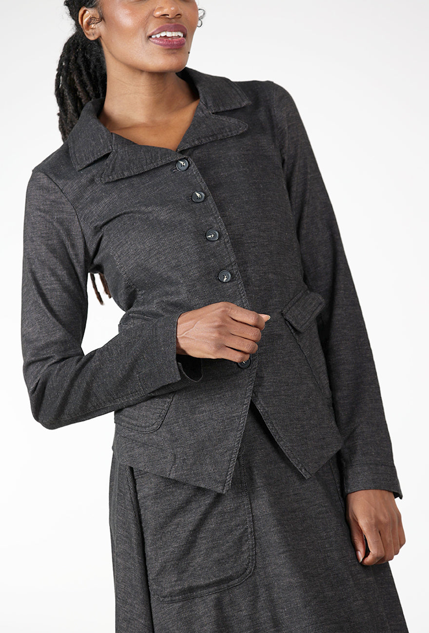 Rundholz Cross Dye Cotton Wool Jacket, Bronze Stripe 