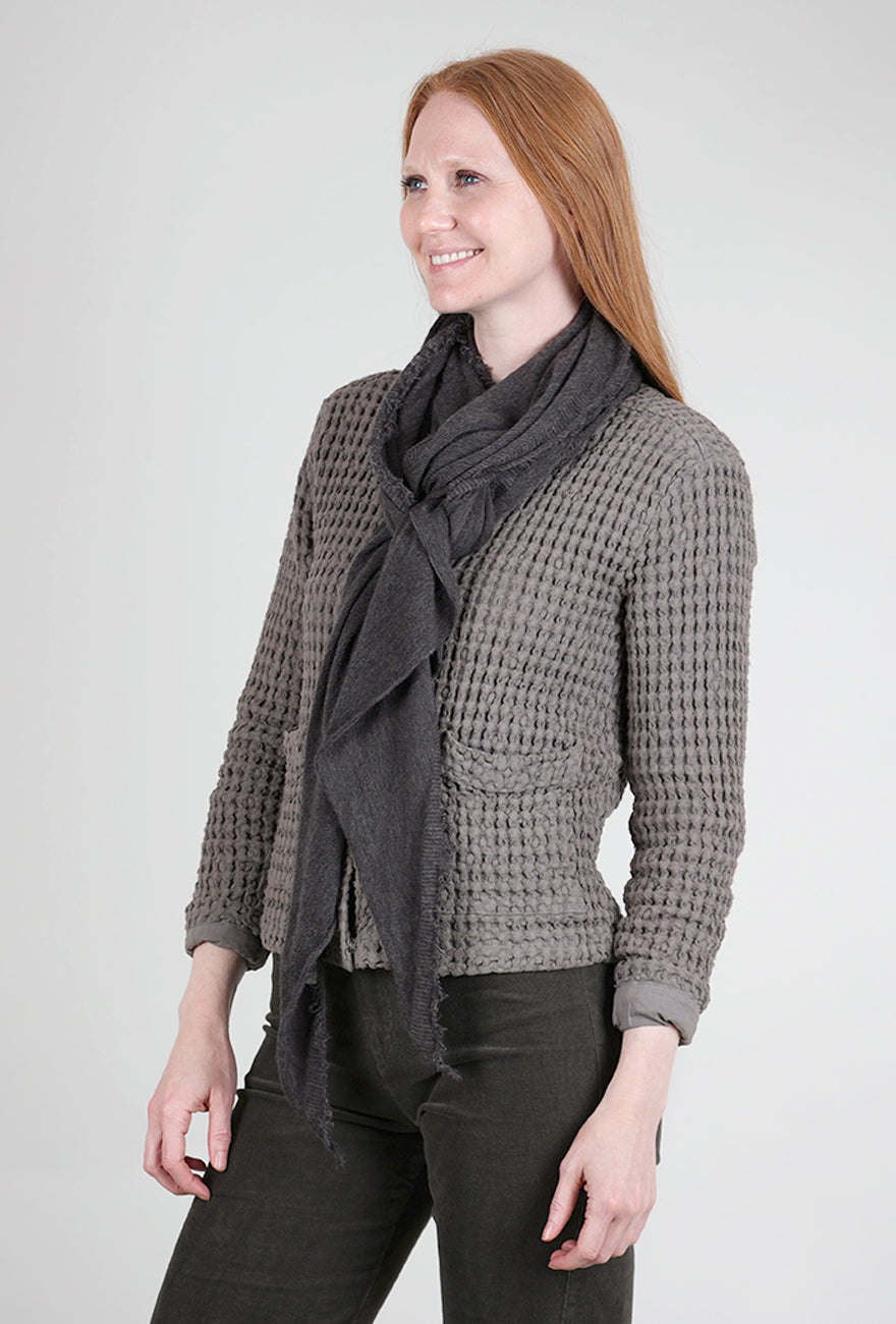 Grisal Love Cashmere Scarf, Brown Top x Charcoal One Size Brown Top x Charcoal