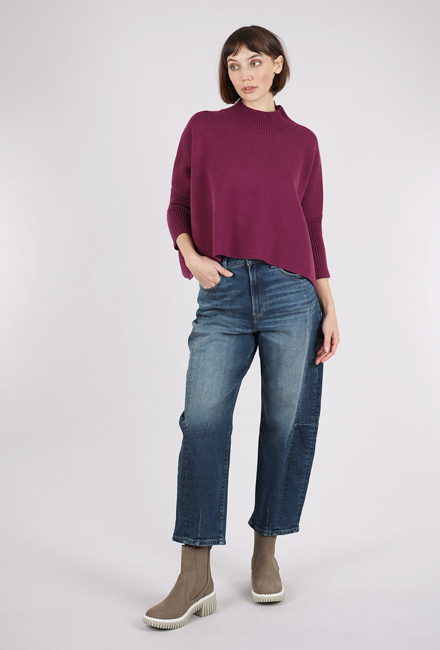 Kerisma Aja Sweater, Purple Wine One Size Purple