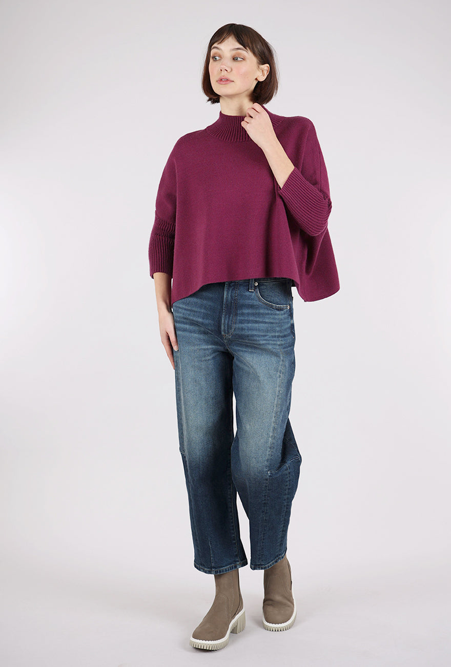 Kerisma Aja Sweater, Purple Wine One Size Purple