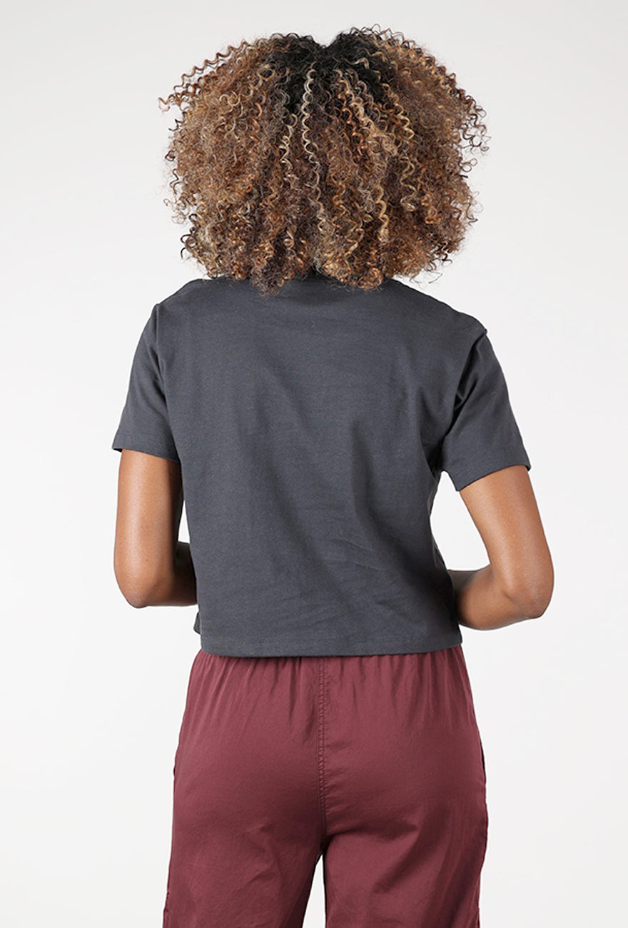 Blob Elaine Boxy Tee, Licorice Angle 3