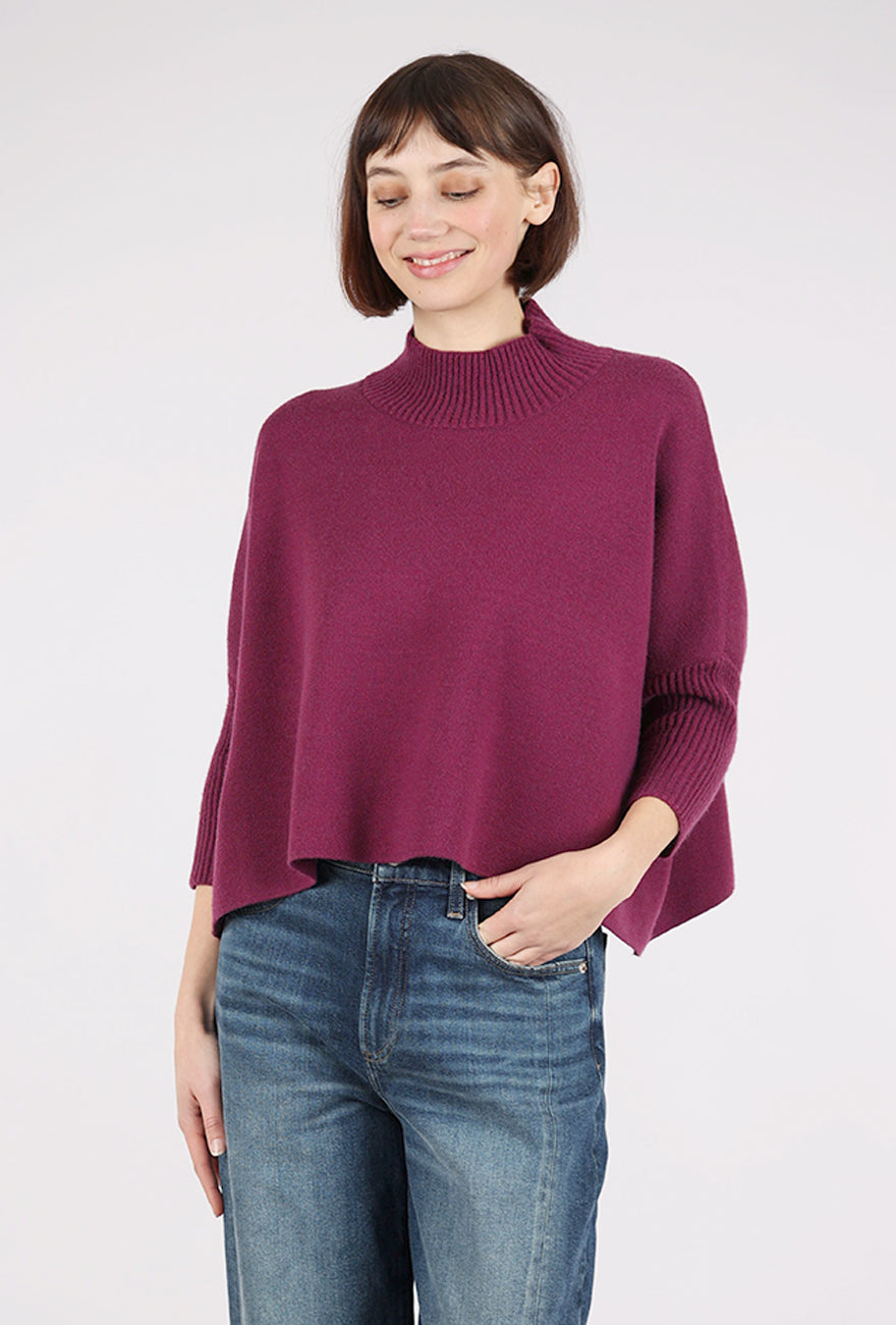 Kerisma Aja Sweater, Purple Wine One Size Purple