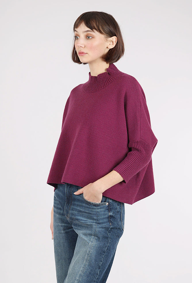 Kerisma Aja Sweater, Purple Wine One Size Purple