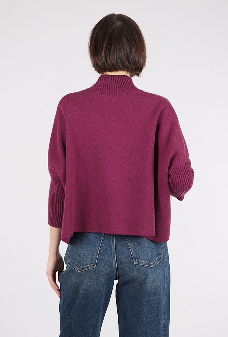 Kerisma Aja Sweater, Purple Wine One Size Purple