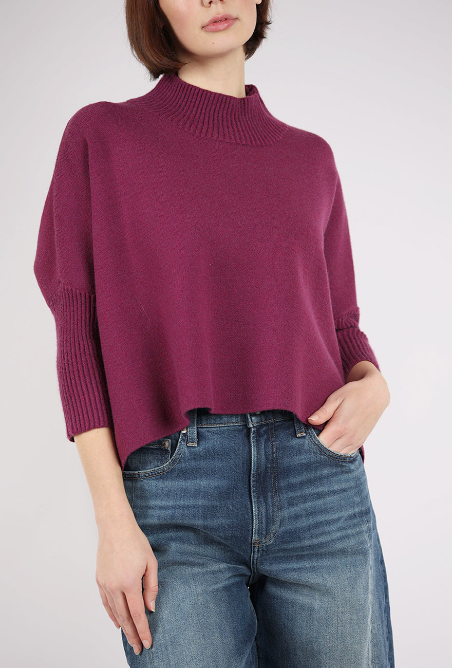 Kerisma Aja Sweater, Purple Wine One Size Purple