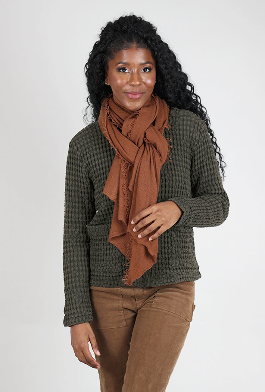 Grisal Love Cashmere Scarf, Gingerbread One Size Gingerbread