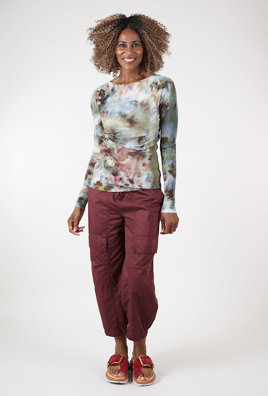 Quadrant Pant, Burgundy Angle 5