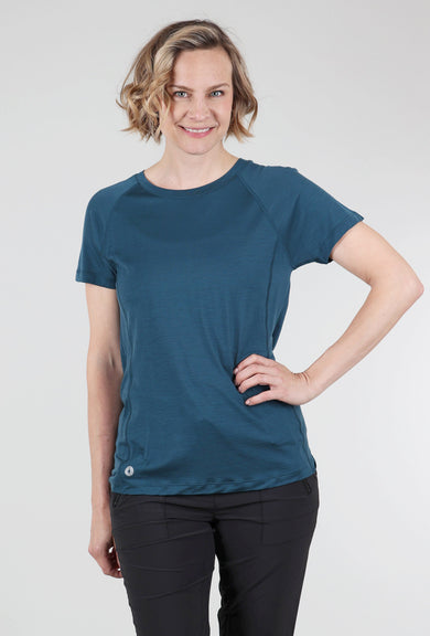 Smartwool Active Ultralite S/S Top, Twilight Blue 