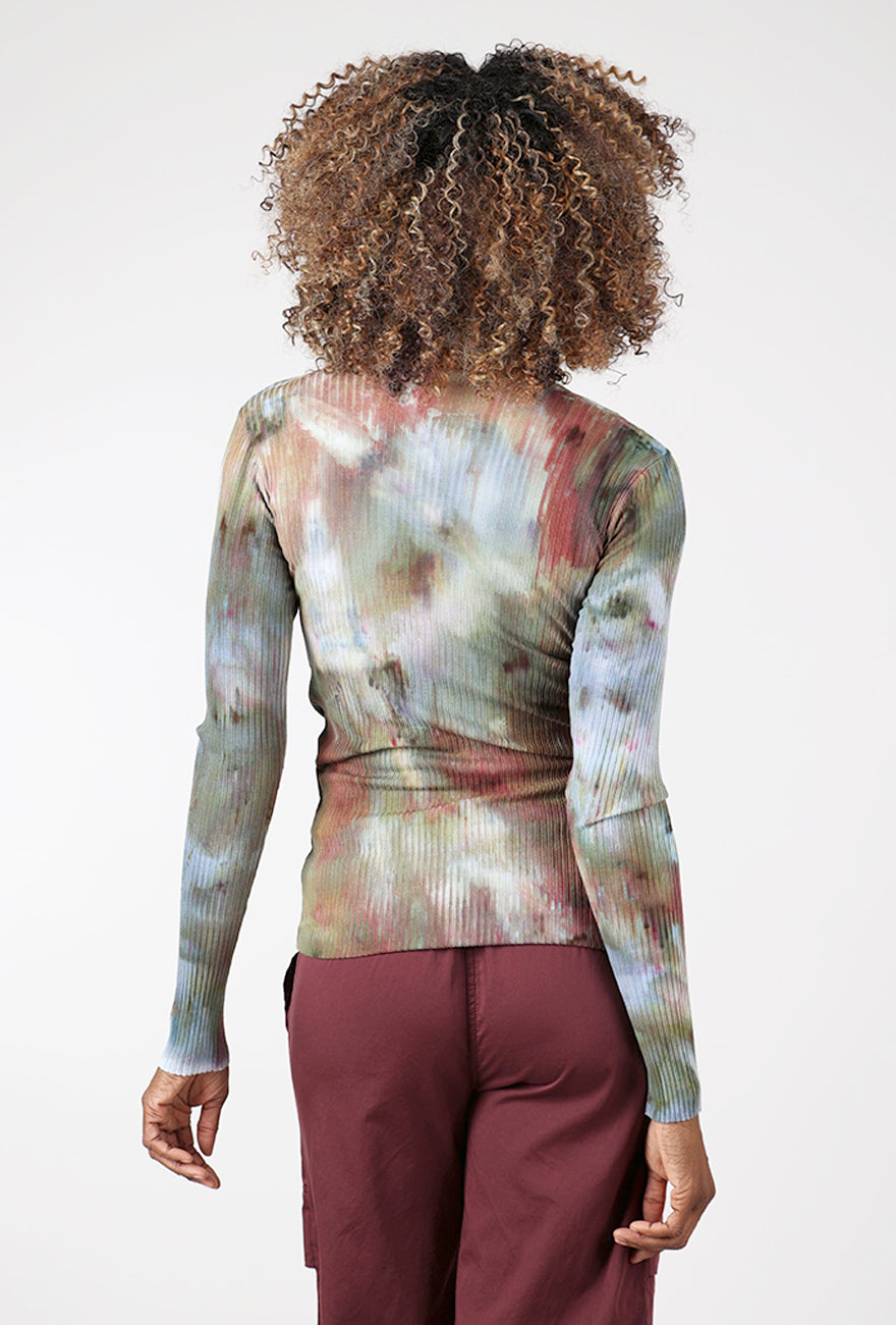 Ribbed Pinch Top, Stormy Angle 3