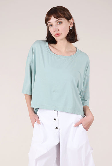 Rundholz Boxy Crop Tee, Mint 