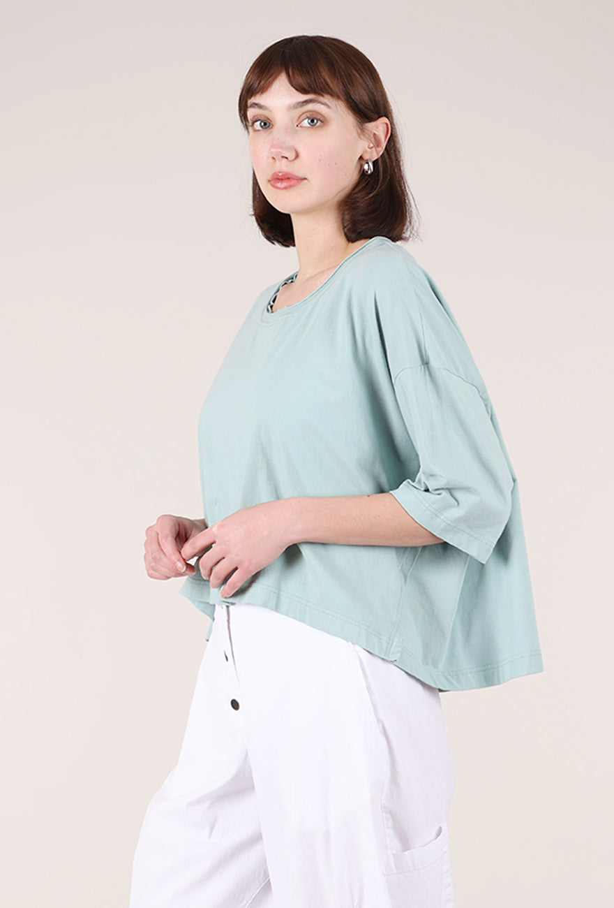 Rundholz Boxy Crop Tee, Mint 