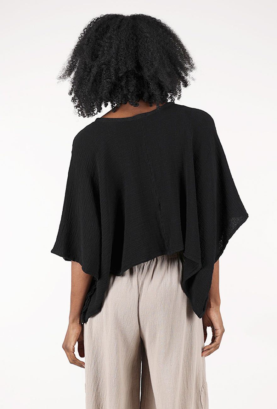 Oh My Gauze Havana Top, Black 