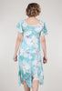 Komarov Chiffon Watercolor Dress, Iris 