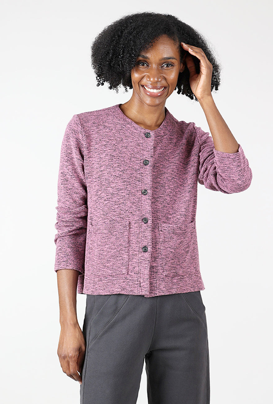 Crimped Cropped Jacket, Gumball