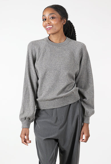 Aiza Cashmere Sweatshirt, Moleskin