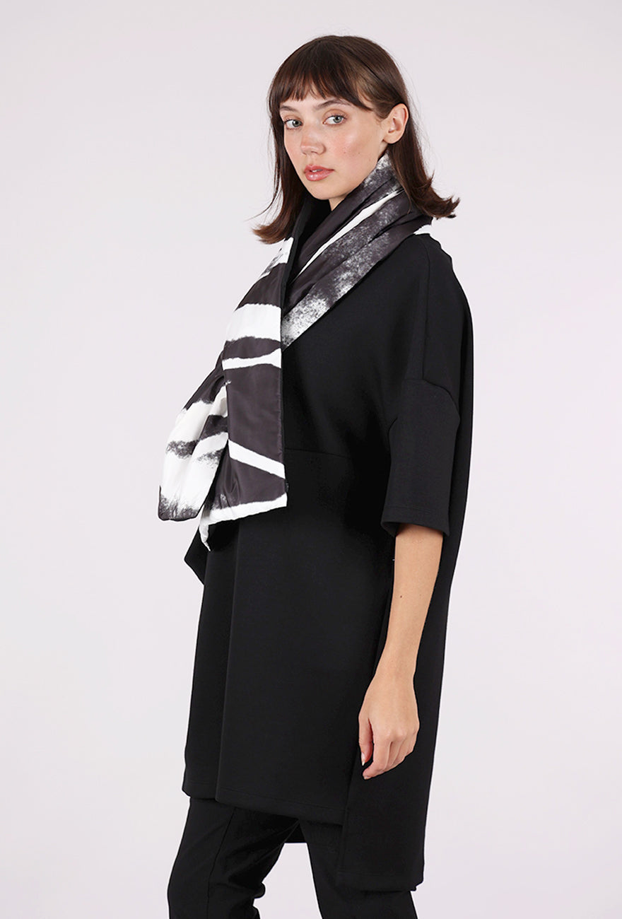 XD Xenia Design Puffer Scarf, Black/White 