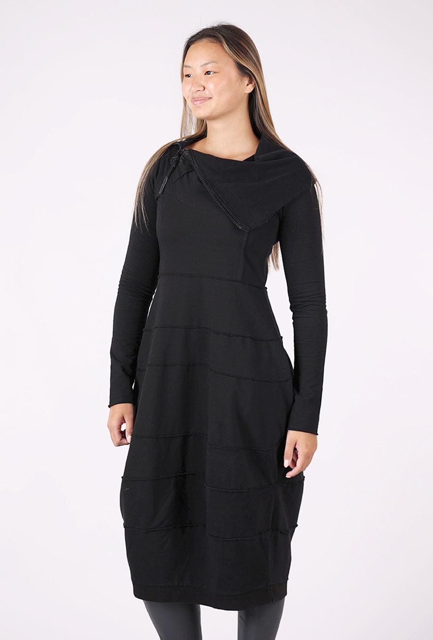 Zilberman Topo Shapely Dress, Black 