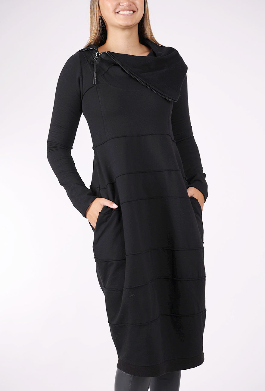 Zilberman Topo Shapely Dress, Black 