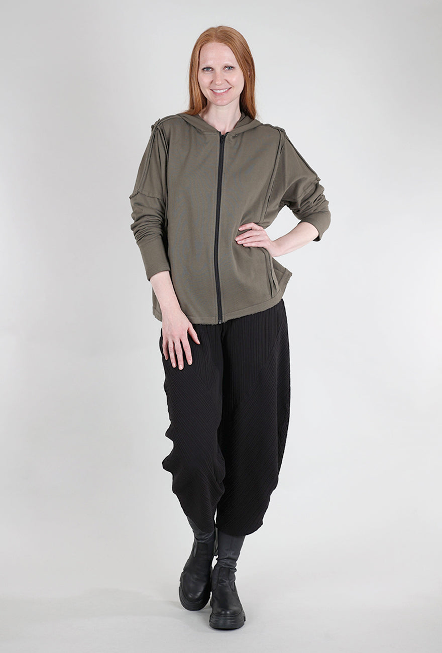 Planet Seamed Hoodie, Loden One Size Loden