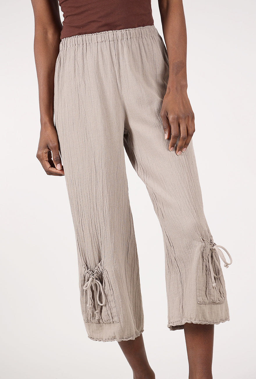 Oh My Gauze Sammy Pant, Taupe 