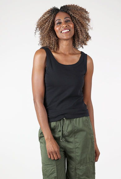 By Basics Organic Cotton Tank, Black 
