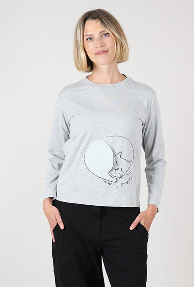Yoshi Kondo Peace Tee, Gray 