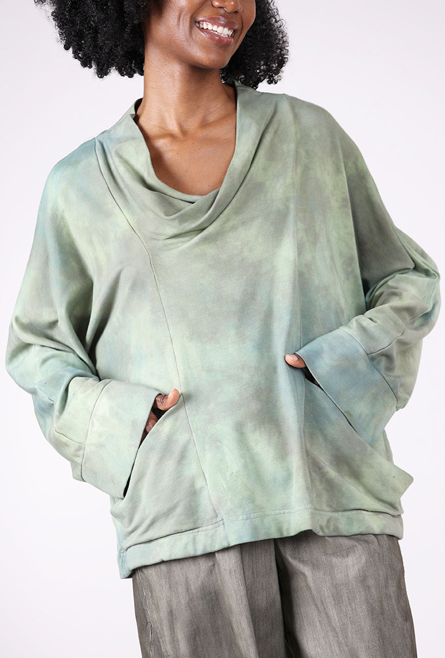 Slouch Pocket Pullover, Laguna