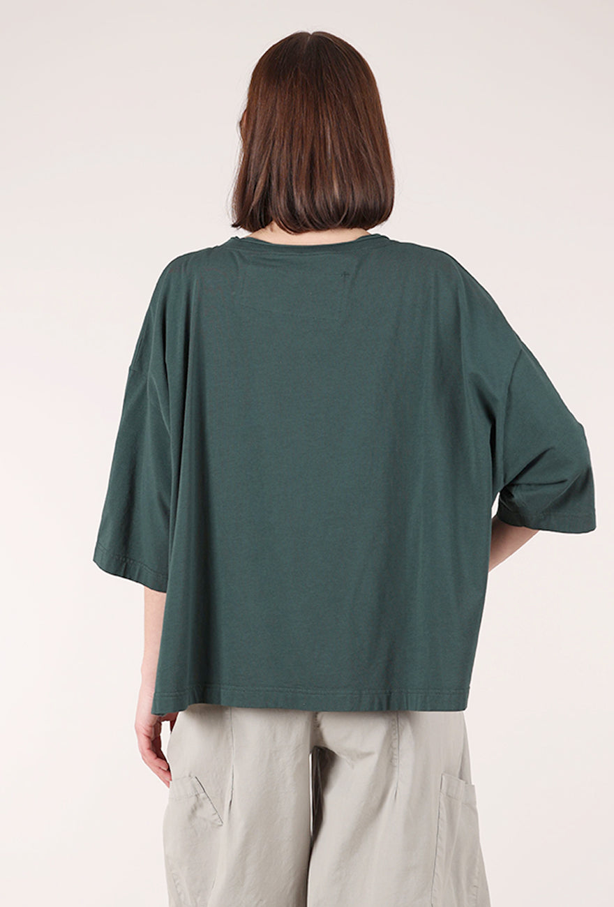 Rundholz Boxy Crop Tee, Tree 