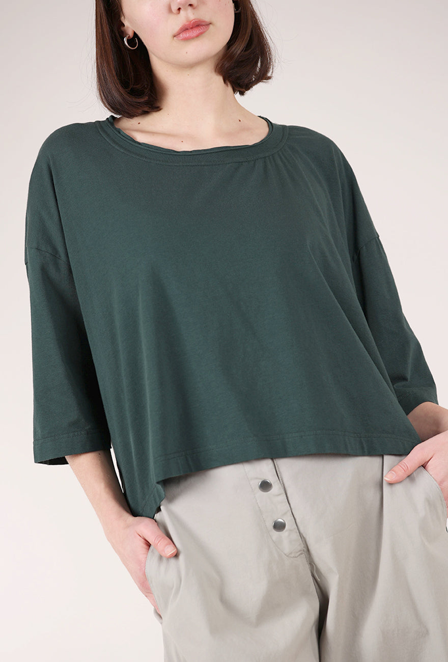 Rundholz Boxy Crop Tee, Tree 
