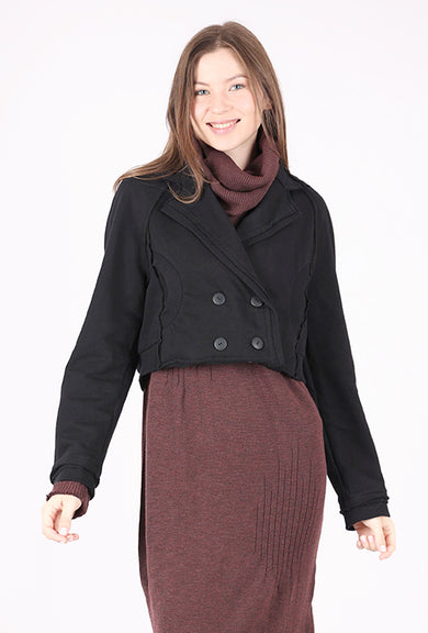 Studio B3 Plinia Cropped Jacket, Black 