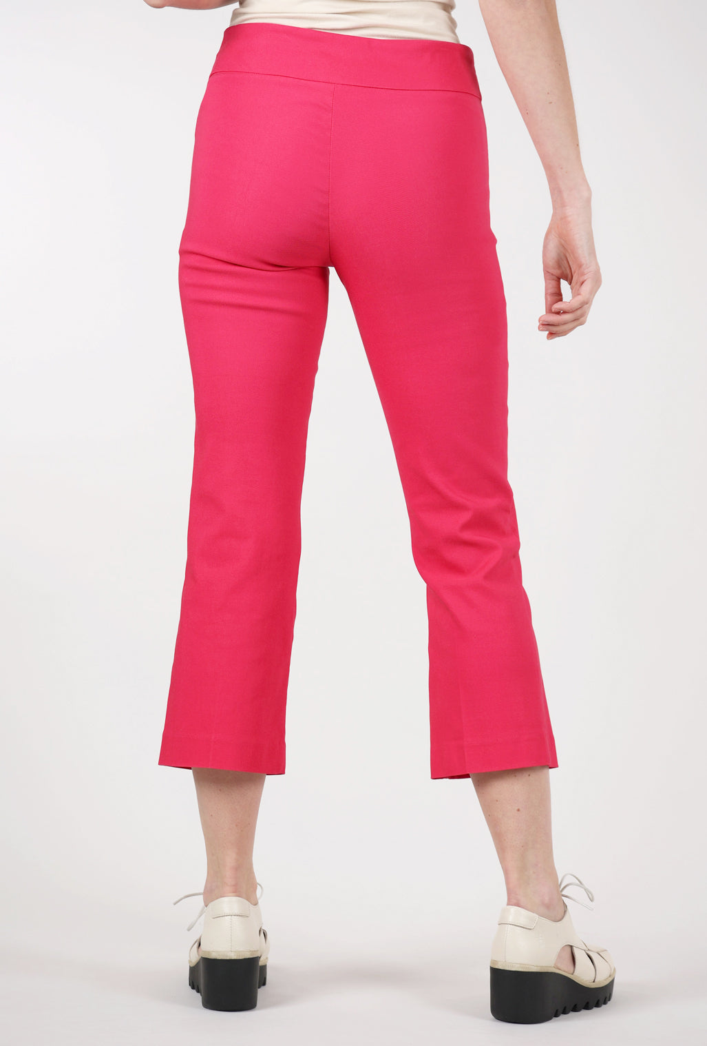 Estelle & Finn Cropped Flare Pant, Pink 